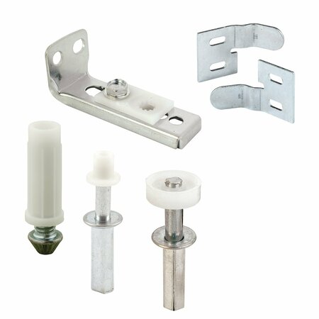 PRIME-LINE Bi-Fold Door Hardware Repair Kit, Includes a Bottom Bracket, Top and Bottom Pivots 6 Components N 7530